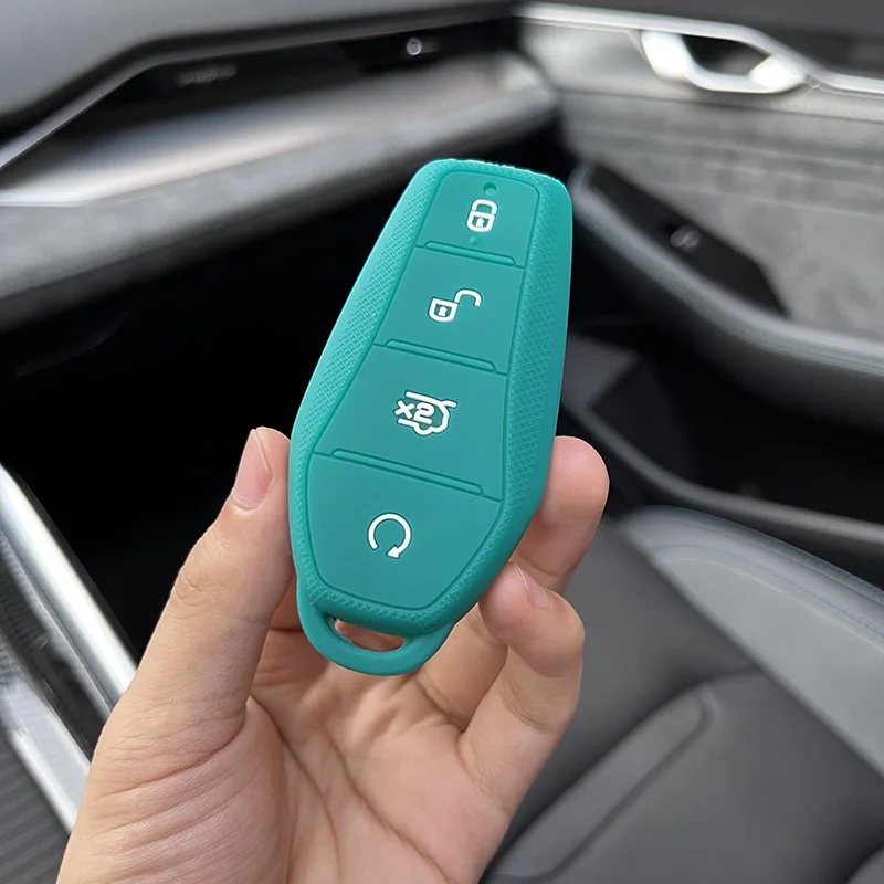 

Rubber Silicone Key Protective Skin Case Cover for BYD Atto 3 Han EV Dolphin Song PRO Max Tang DM Yuan Dolphin E2 Qin PLUS 2023