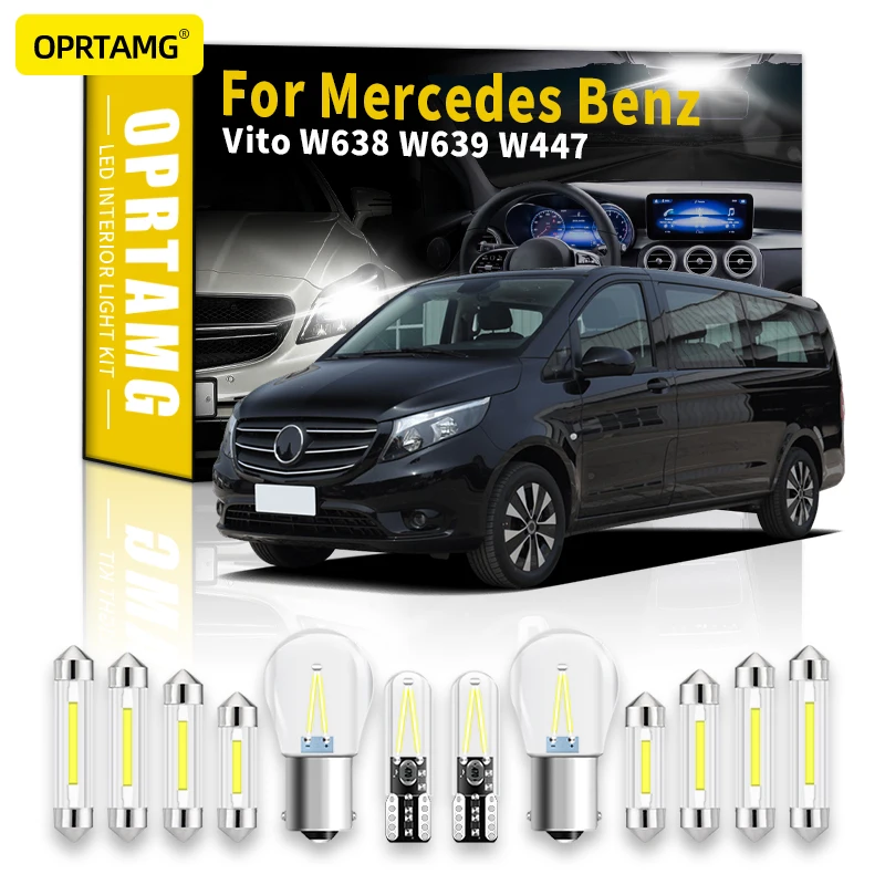 

Светодиодная лампа для салона автомобиля OPRTAMG Benz Vito W638 W639 W447 2004 2005-2022 T10 W5W C5W