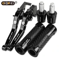 motorcycle brakes tie rod brake clutch levers handlebar hand grips ends mt 01 for yamaha mt 01 2004 2005 2006 2007 2008 2009