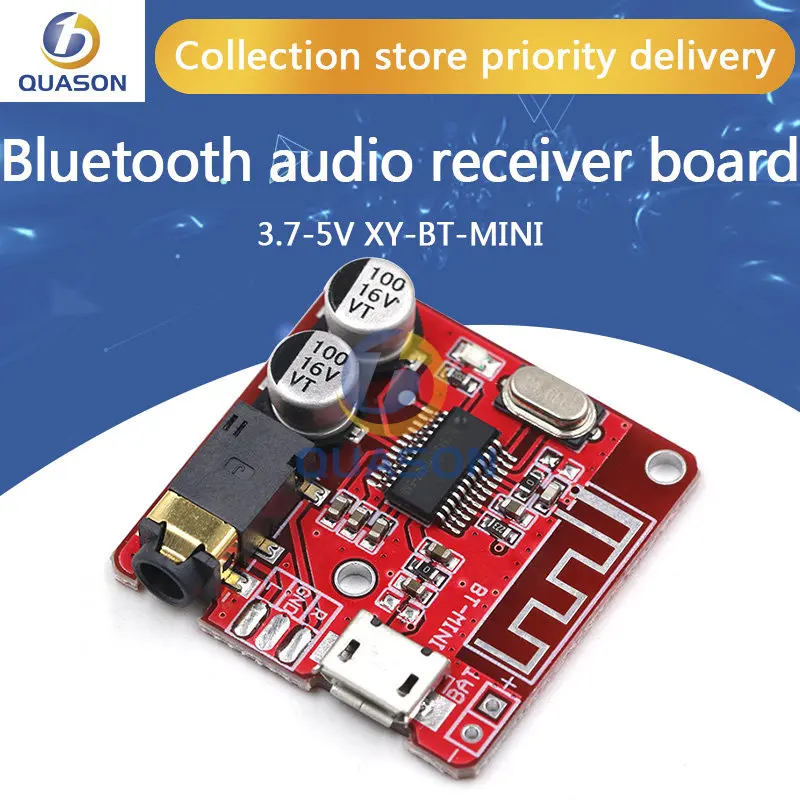 DIY BT Audio Receiver board BT 4.1 5.0 mp3 lossless decoder board Wireless Stereo Music Module 3.7-5V