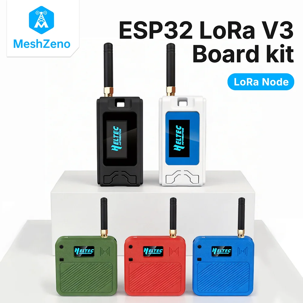 Фото Комплект Heltec V3 Meshtastic WiFi LoRa 32 Shell Kit с ESP32, SX1262 LoRa Node, 0.96-дюймовым синим OLED-дисплеем, отладочная плата для Arduino LoRaWAN IoT №1