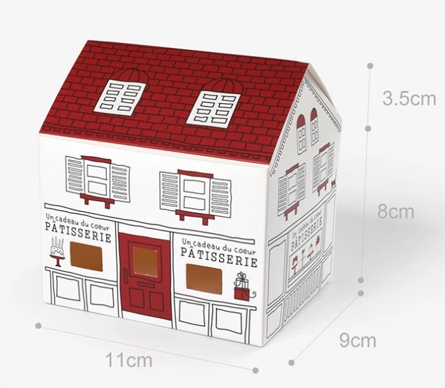 

10 красных картонных подарочных коробок RJAilisi