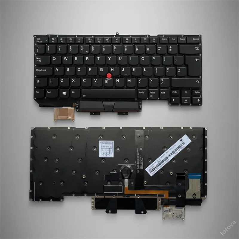 Фото Английская клавиатура с подсветкой для Lenovo Thinkpad X1 Carbon Gen 6, США SN20P38694 SN20P38734 №1