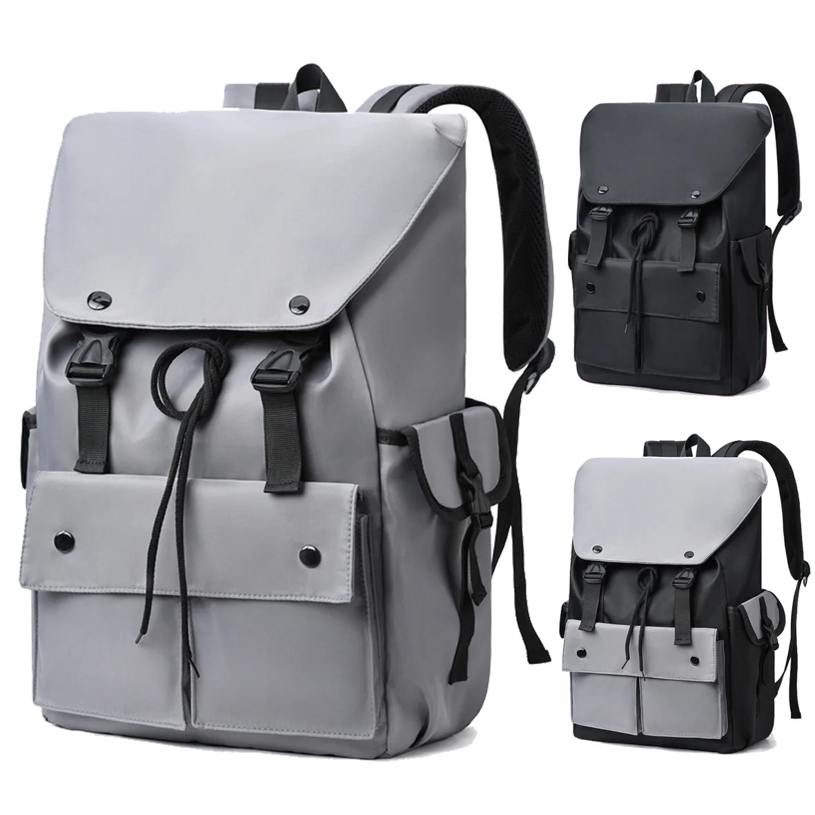 

Мужская нейлоновая сумка на плечо, водонепроницаемый рюкзак, Вместительная дорожная сумка для компьютера, рюкзак для студентов