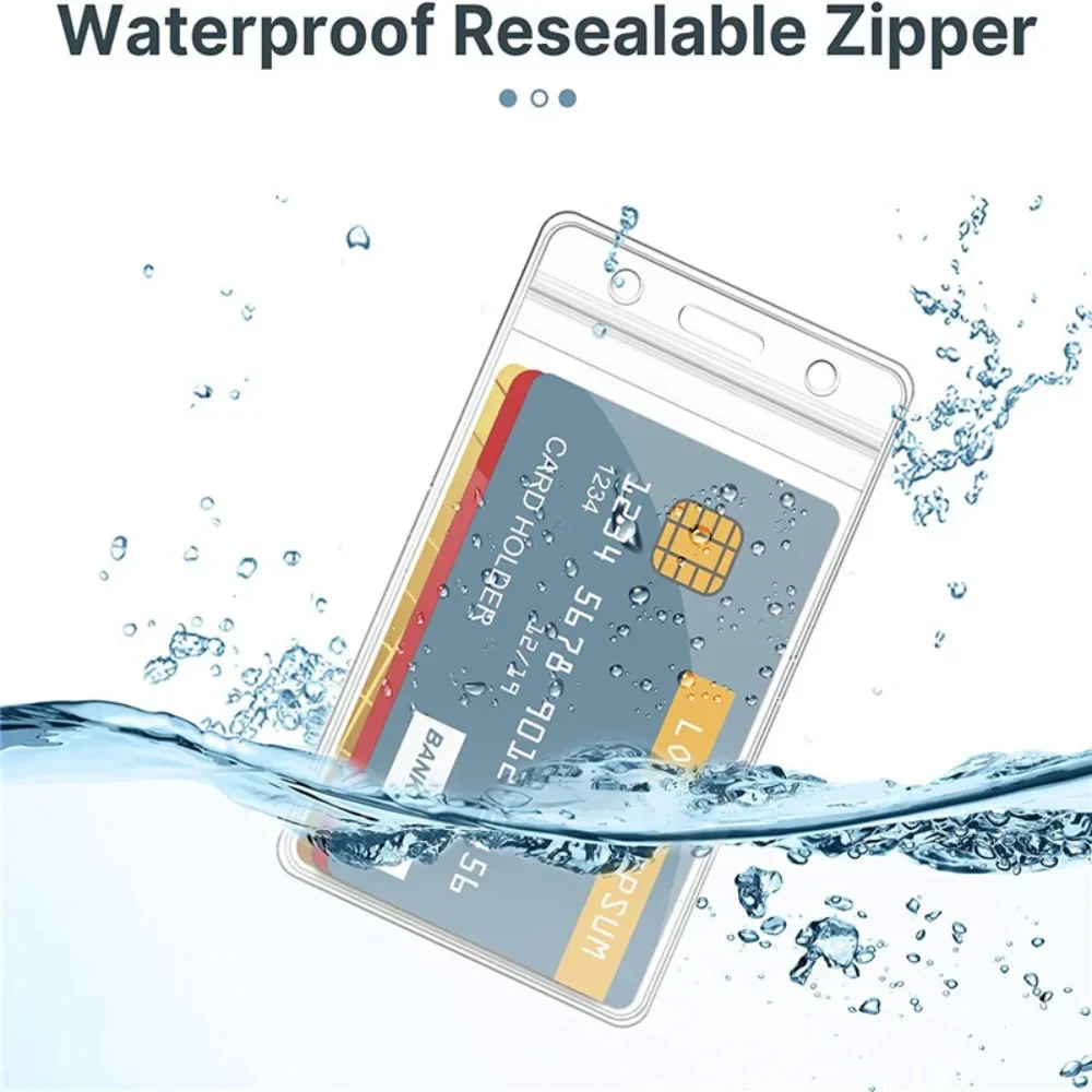 

10/1 шт., водонепроницаемые пластиковые держатели для кредитных карт