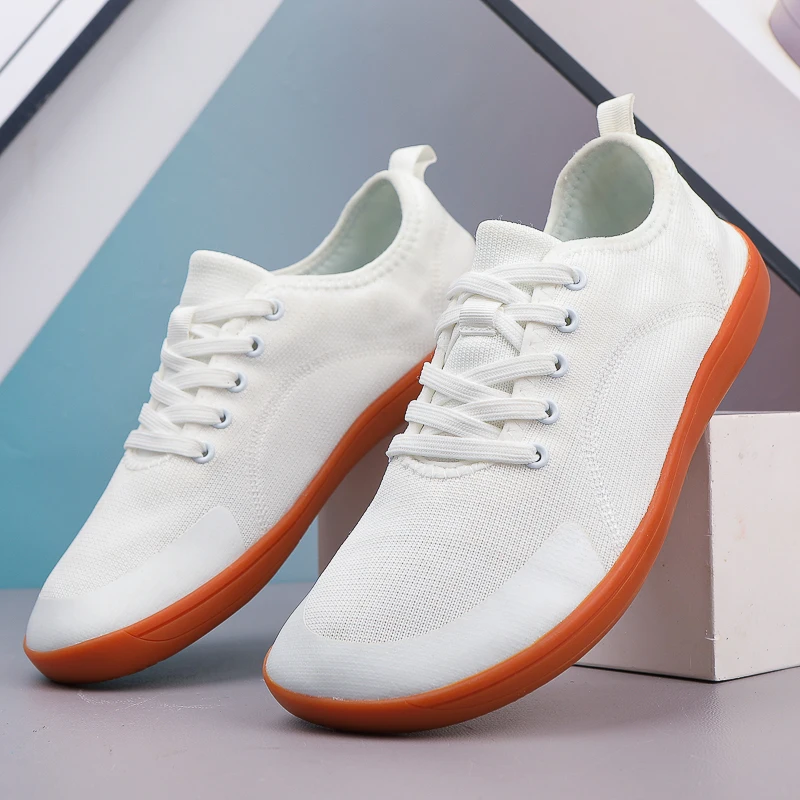 Женские босоножки с широким носком Минималистичная дышащая удобная обувь для