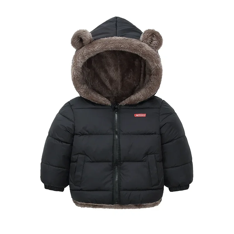 

Baby Cotton Jacket Plush Thickened 2023 Winter Clothing for Girl Kid Wearing Cotton Jacket on Both Sides for Boy Outerwear 롱패딩