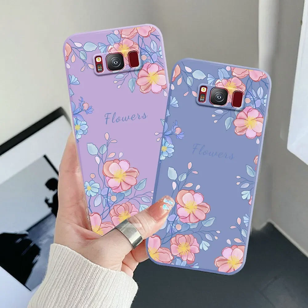 Чехол для Samsung S8 Plus чехол Galaxy мягкий силиконовый телефона защита камеры