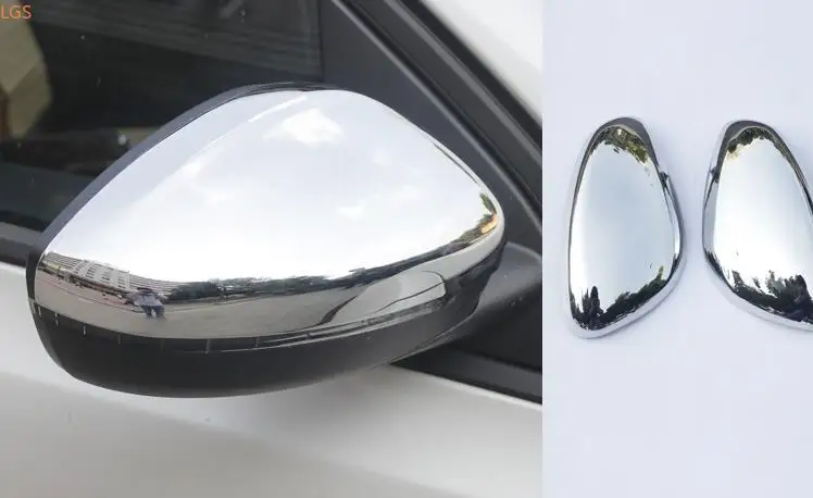 

For Peugeot 308 2012-2018 High-quality ABS Chrome rearview mirror decoration cover anti-rub protection car accessories H