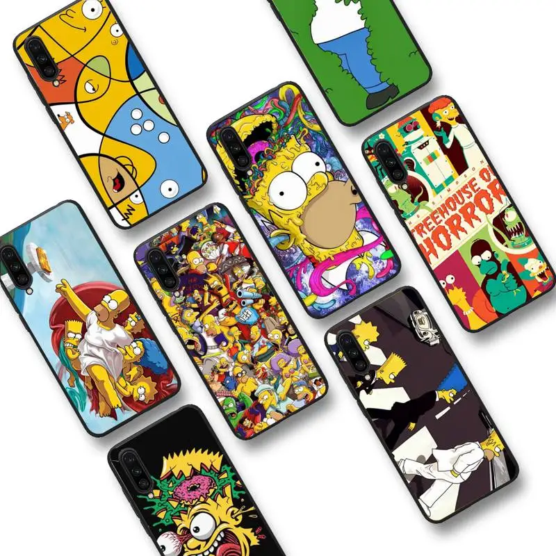 

Disney The Simpsons Phone Case For Xiaomi Mi Note 10 Pro 8 Lite 9 Se 10T 6X 6 5X 5 F1 Mix 2S Max 2 3 Cover