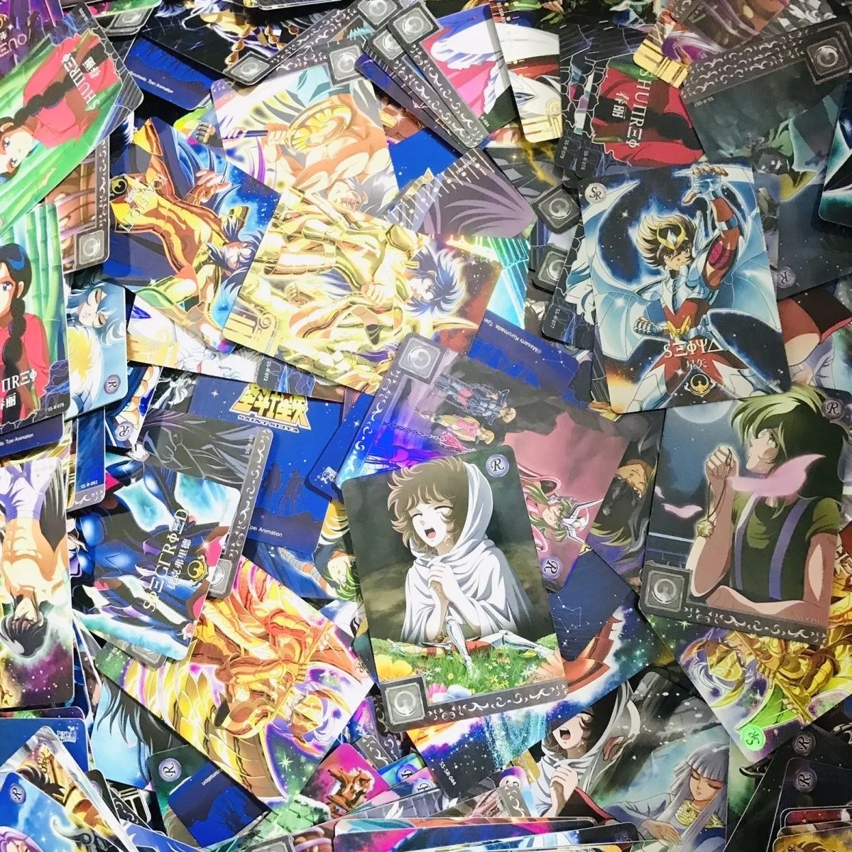 Фото Оригинальные KaYou Saint Seiya, 50 шт., случайные карты, персонаж Athena Seiya Shiryu Hyoga Shun3), Saga Aiolia Shaka Dokho Aiolos Camus №5