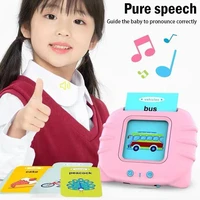 intelligent early education machine sound card reading and learning english childrens gift suitable for 2 6 years old