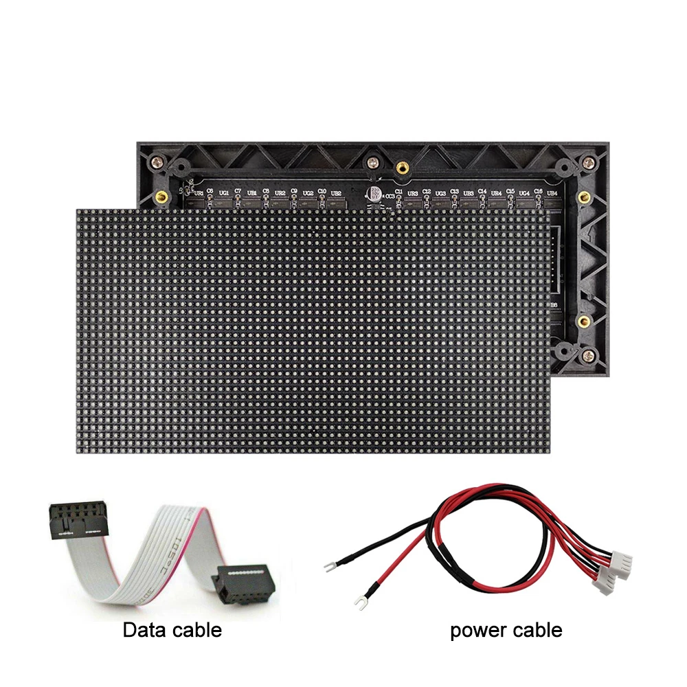 Дешевая Светодиодная панель P3 RGB Пиксельная HD дисплей 64x32 матрица SMD2121