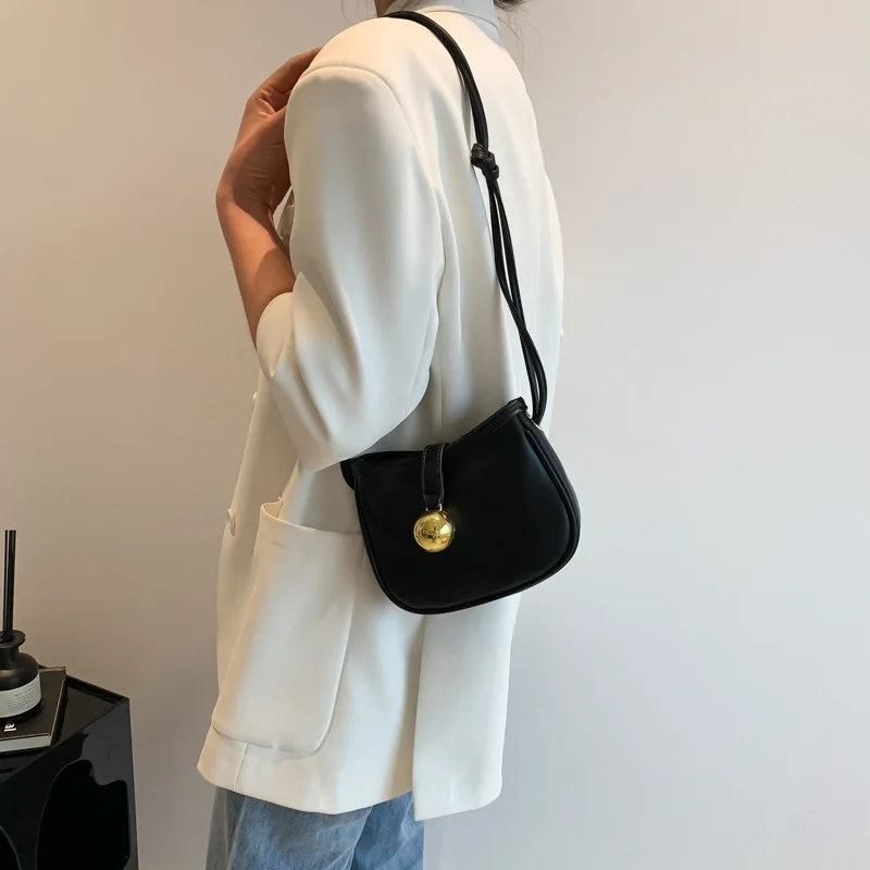 Текстурная модная сумка через плечо Новая женская Повседневная однотонная на