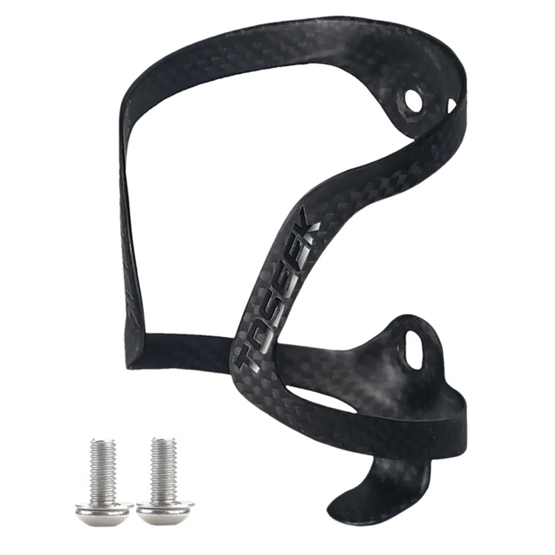 

TOSEEK Bike Water Bottle Cage Mountain Road Bicycle Full Carbon Fiber Water Bottle Holder Bike Parts