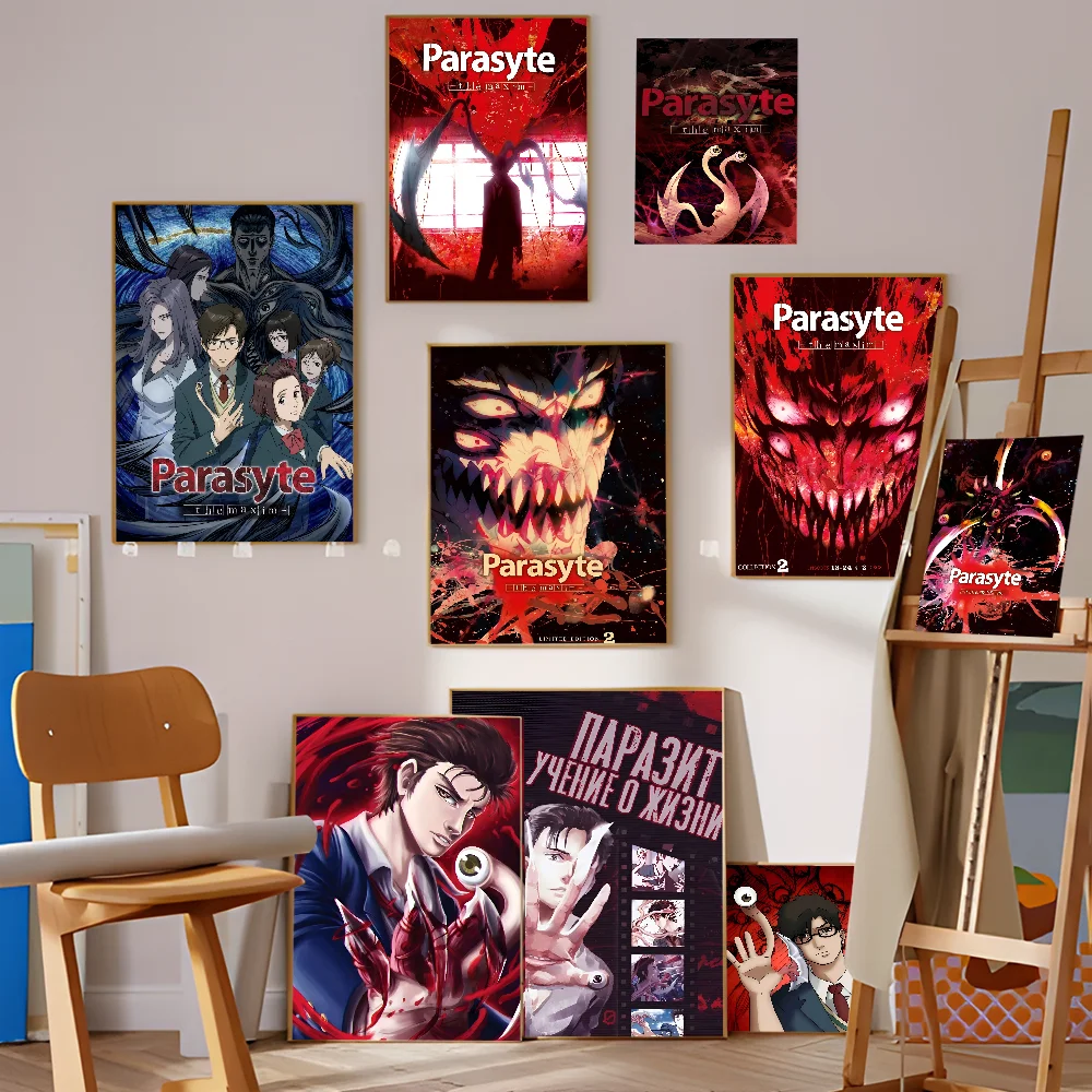 Японское аниме Parasytes винтажные постеры липкие белые бумажные наклейки сделай сам