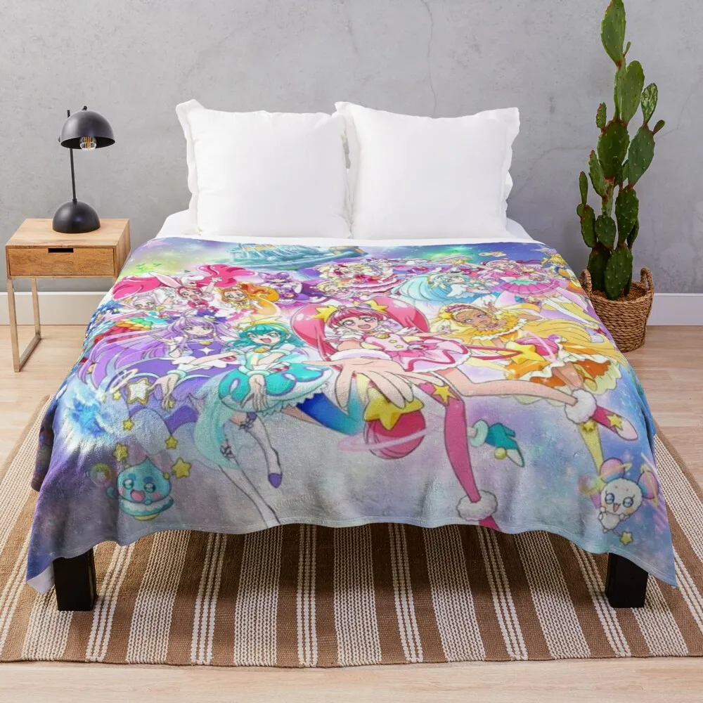 

Pretty Cure 16 Warm Flannel Fashion Soft Blanket Couch Bungou Stray Dogs Throw Blankets