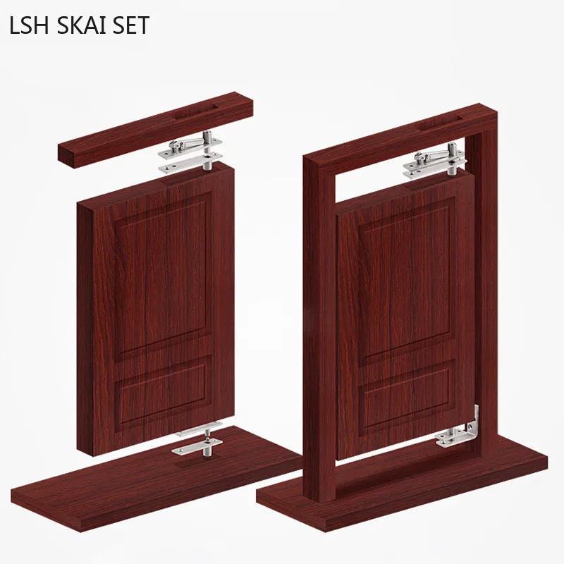 Скрытые дверные петли из нержавеющей стали поворот на 360 градусов 1 комплект