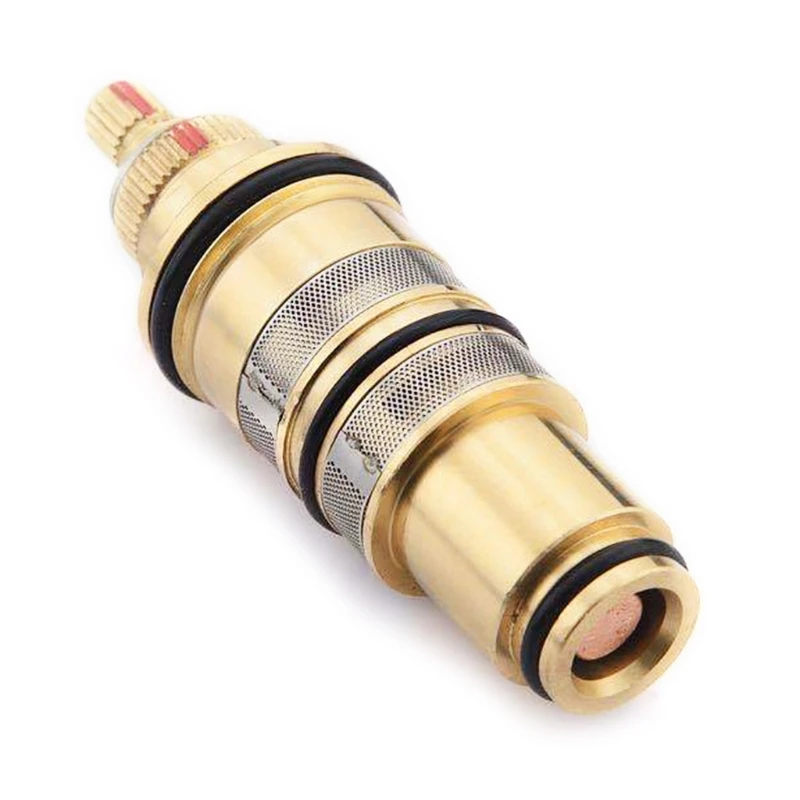 

Brass Thermostatic Mixing Valve Temperature Control Ceramic Solar Water Heater Valve Parts Ceramic Cartridge