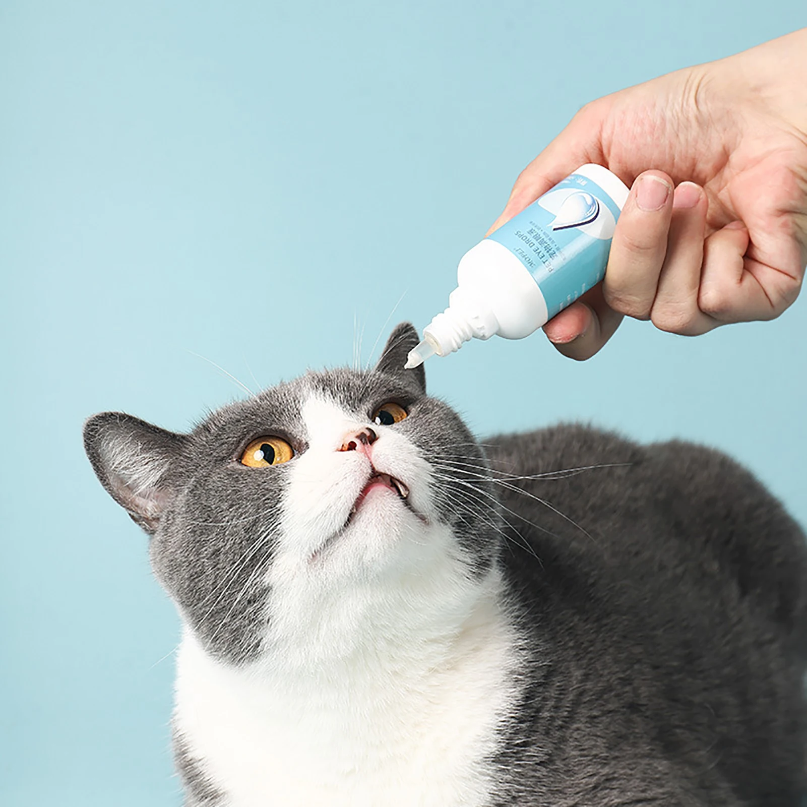 

50 мл капли для ухода за глазами домашних животных для собак, кошек, средства для удаления пятен и удаления грязи, антимиаморизационные бакте...