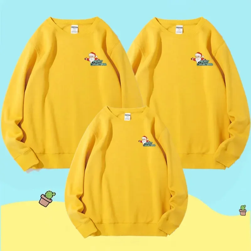 Рождественские семейные свитера Джерси с Рождеством одинаковый наряд для мамы