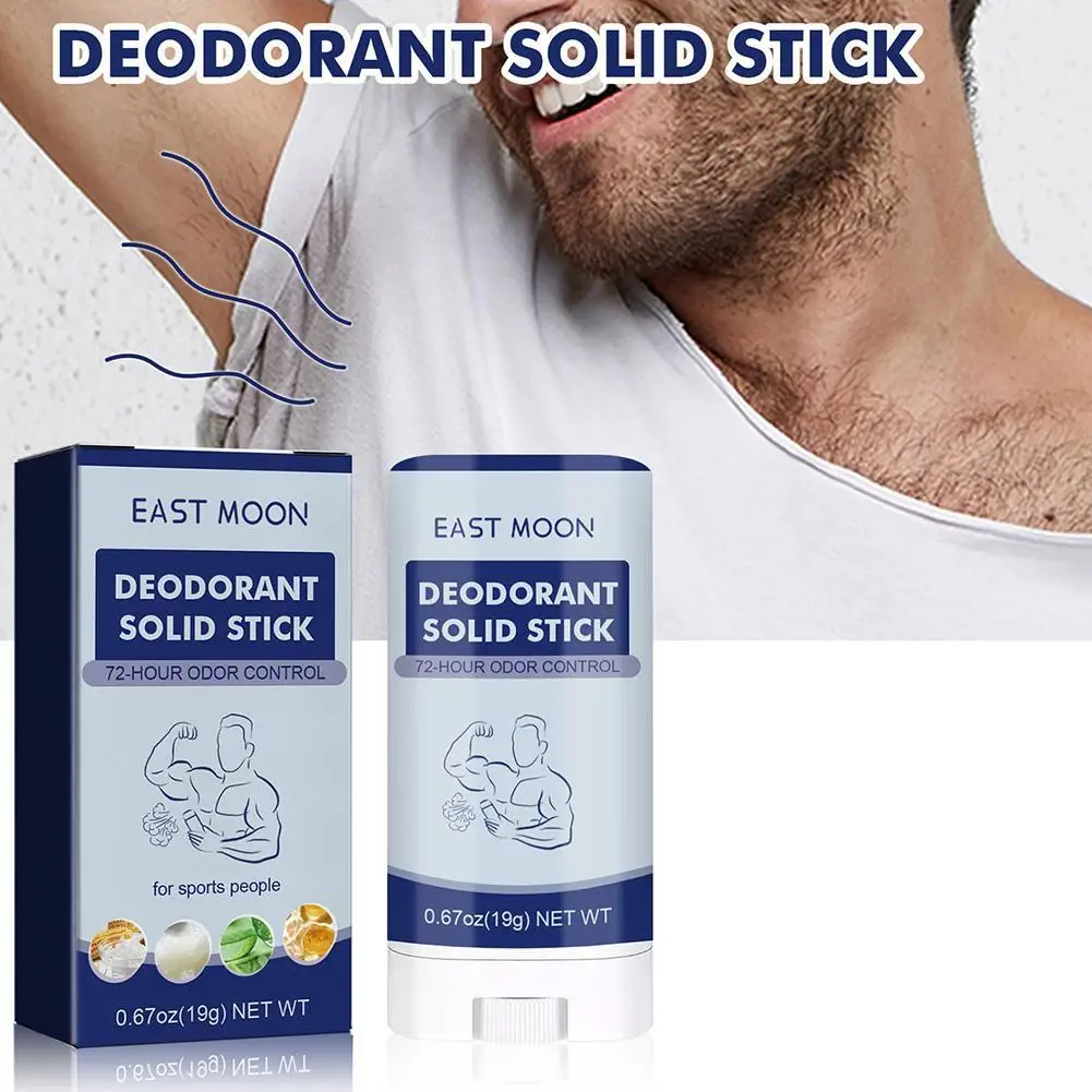 

19g Antiperspirant for Men Roll-on Bottle Reduce Sweating Odor Remover Underarm Body Deodorant Stick Fast Dry Lasting Portable