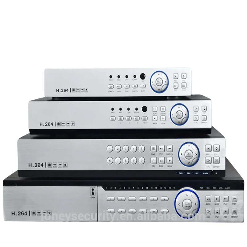

Hybrid DVR XVR with AHD CVI TVI CVBS IP input 16 channel 5MP