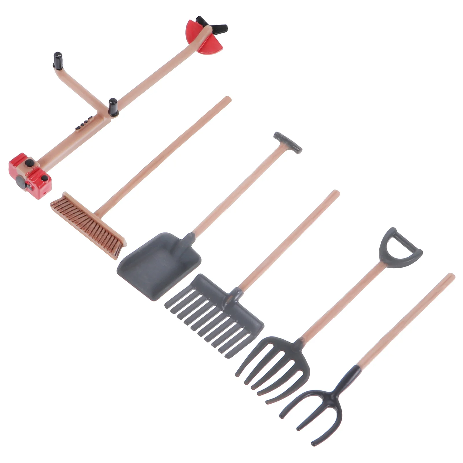 

Garden Tool Tools Sand Zen Farm Mini Kit Landscape Rake Ornament Miniature Decor Crafts Transplanting Set Imitatedmicro