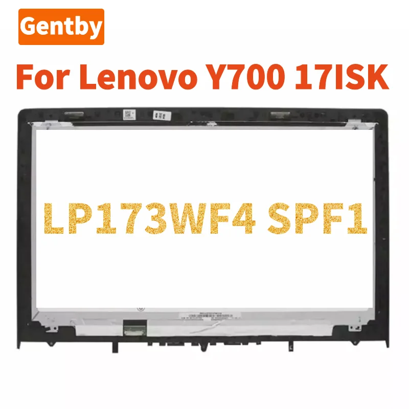 

17.3-inch For Lenovo IdeaPad Y700 17ISK 80Q0 Non-Touch LP173WF4 SPF1 IPS FHD LCD Front Glass Screen Assembly 5D10K37624 30 Pins