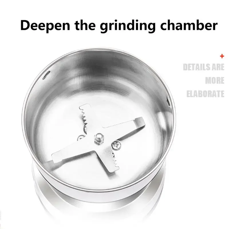 Электрическая кофемолка с лезвием из нержавеющей стали многофункциональная