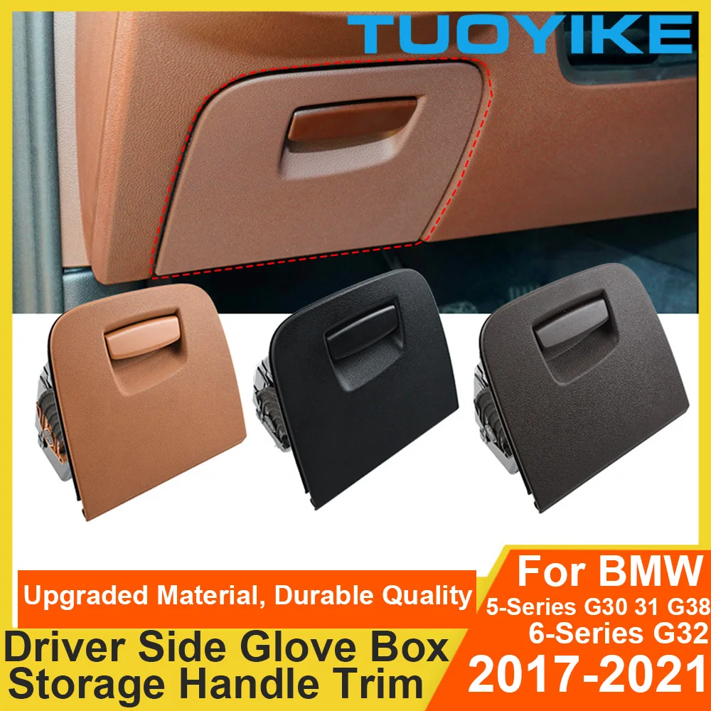 

Car Interior Inner Driver Side Glove Box Storage Door Handle Switch Trim Replace For BMW 5/GT/6-Series G30 G31 G32 G38 2017-2021