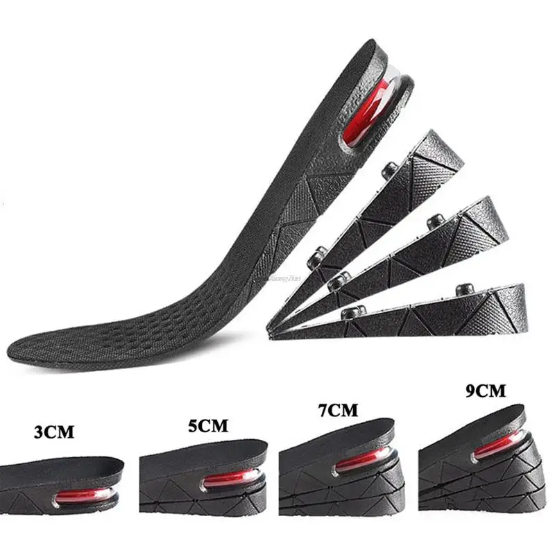 Adjustable Cut Shoe Heel Insert Taller 1.5-4.5cm Height Women Men Unisex Quality Foot Pads Increase Insole Cushion Height Lift