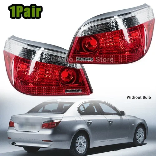Фото Задний внешний фонарь в сборе (без лампочек) для BMW 5 серии E60 2004-2007, артикул 63217165737, 63217165738 №1