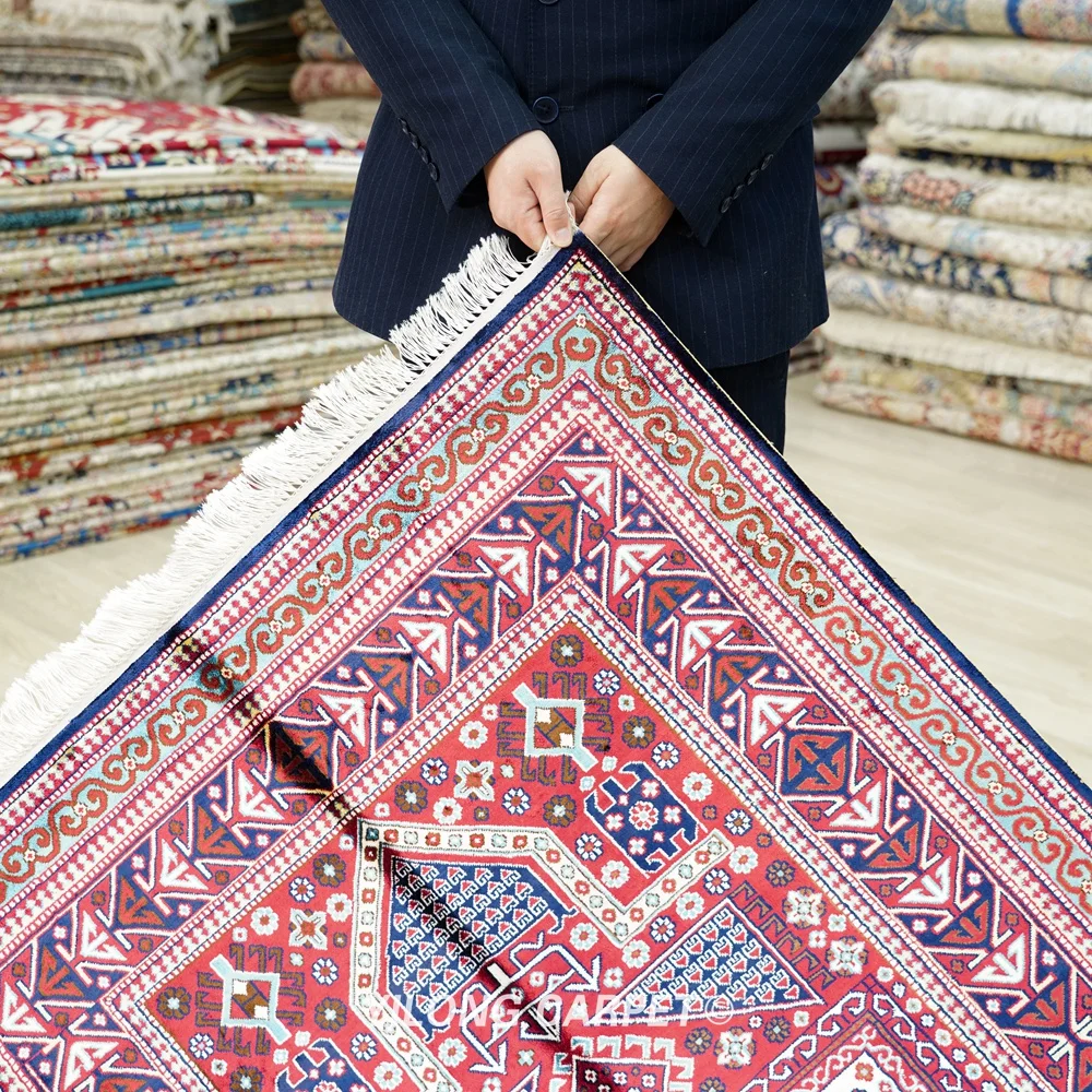 Рисунок 5 - Плетеный вручную шелковый Племенной ковер 91x152 см