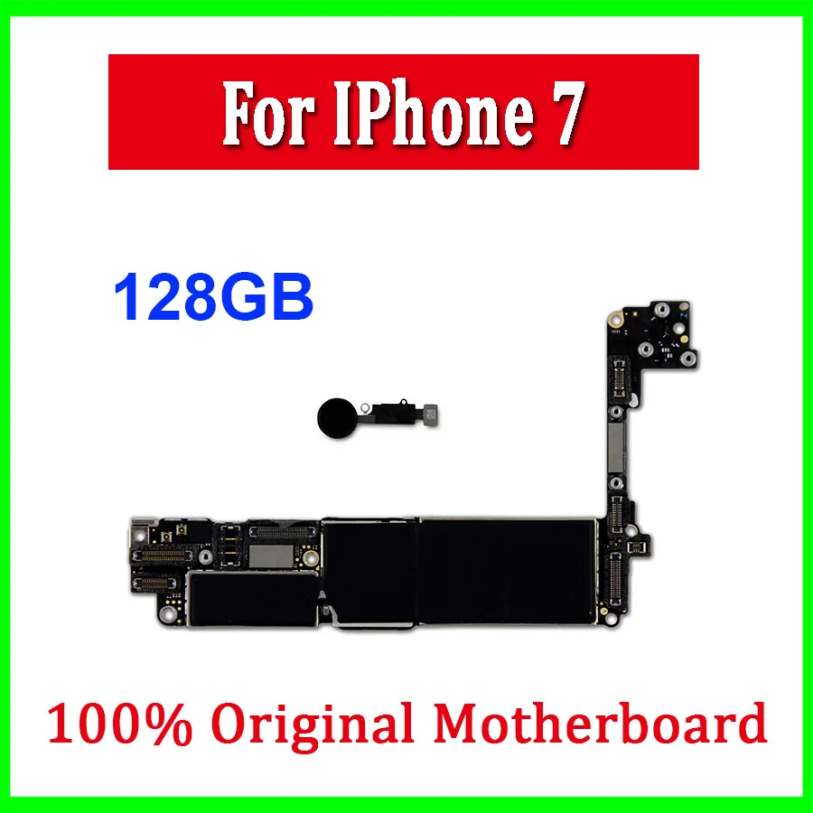 100% разблокированная материнская плата для iphone 7 оригинальная с/NoTouch с поддержкой