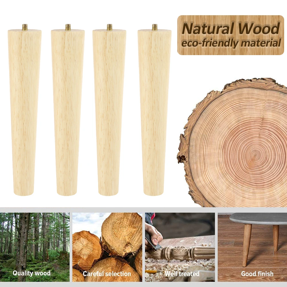 4 шт. сменные конические ножки для дивана кровати кабинета стола и стула высота