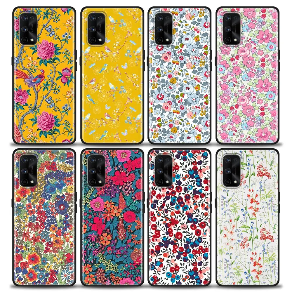 

Flowers of London Betsy Theodora Wiltshire Phone Case For Oppo Realme 8i 8 9 7 6 5 Pro 9i 7i 5i 6i XT 5G Cases Cover Realme 8Pro