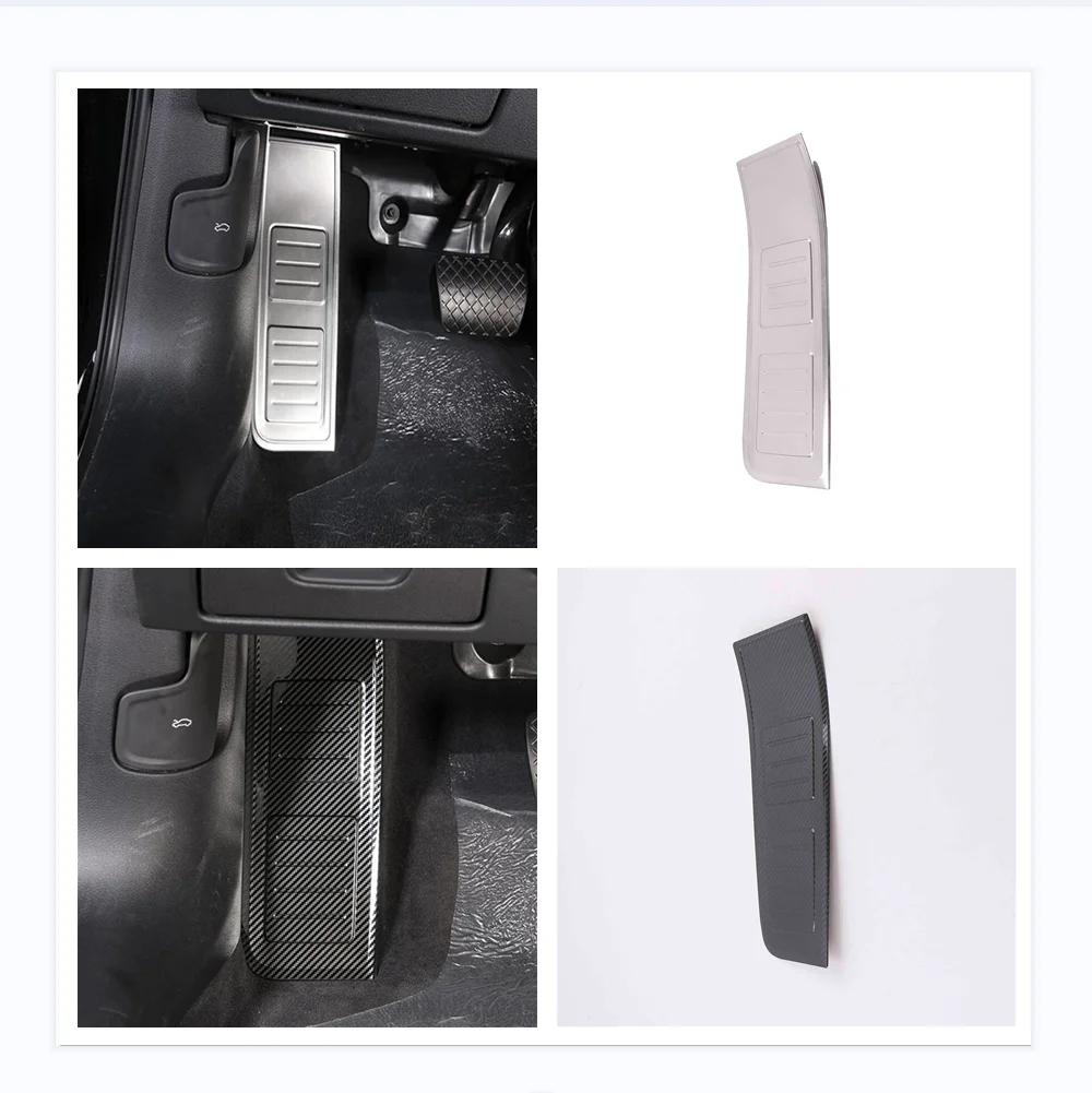 

For Audi A6 C8 2019 2020 Stainless Steel Footrest Left Foot Rest Pedal Cover Trim Left Hand Driver Accessories Panel Styling