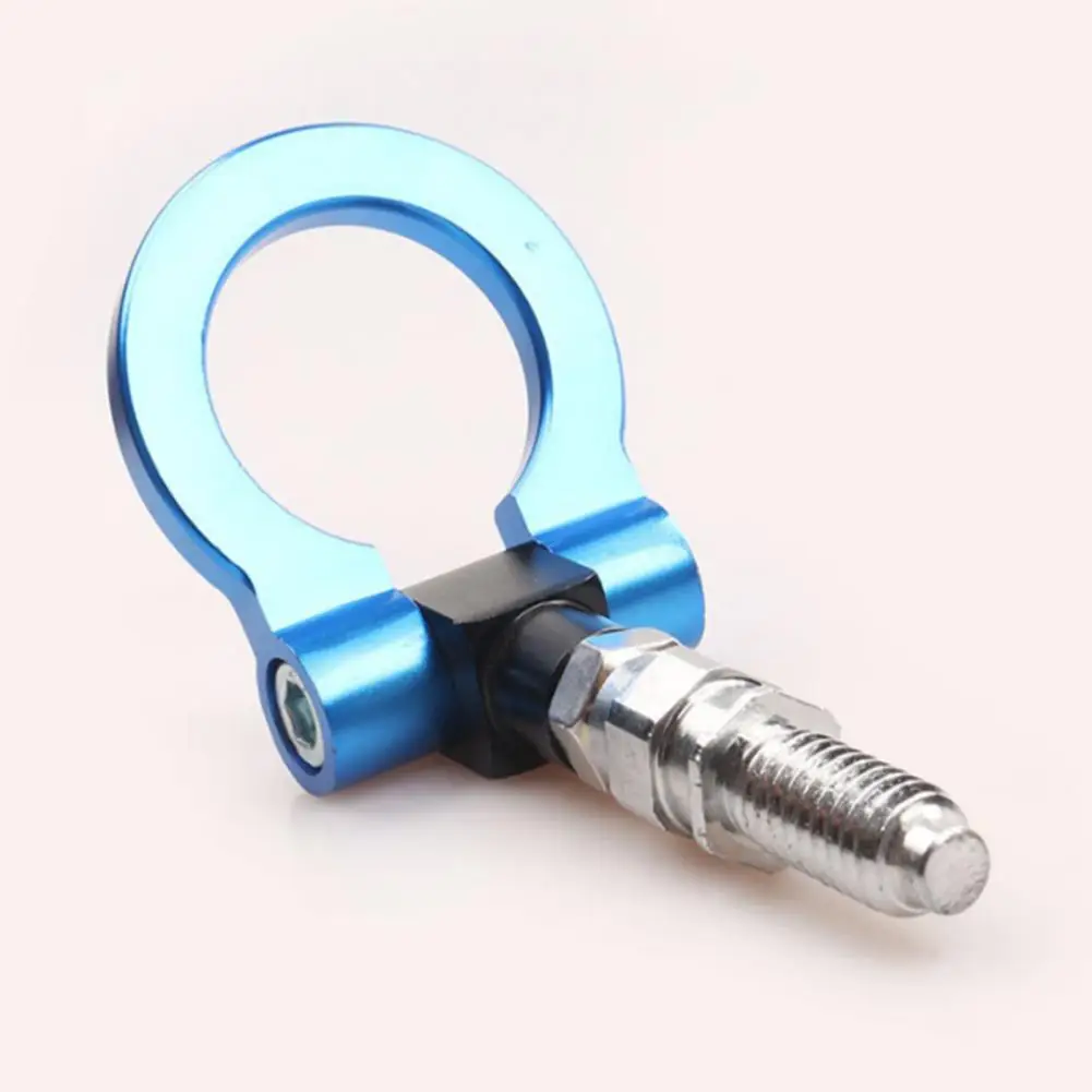 

Bumper Tow Hook Folding Screw On Aluminium Alloy High Strength Racing Tow Hook Ring for Car