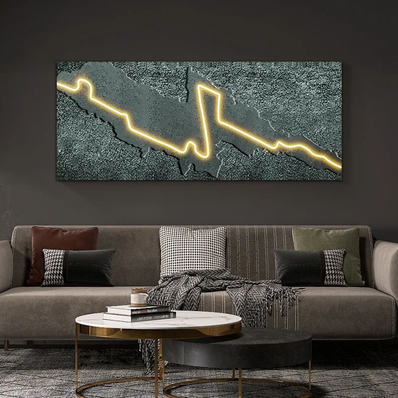 Ручная роспись толстая текстура подвесная картина минималистичная абстрактная