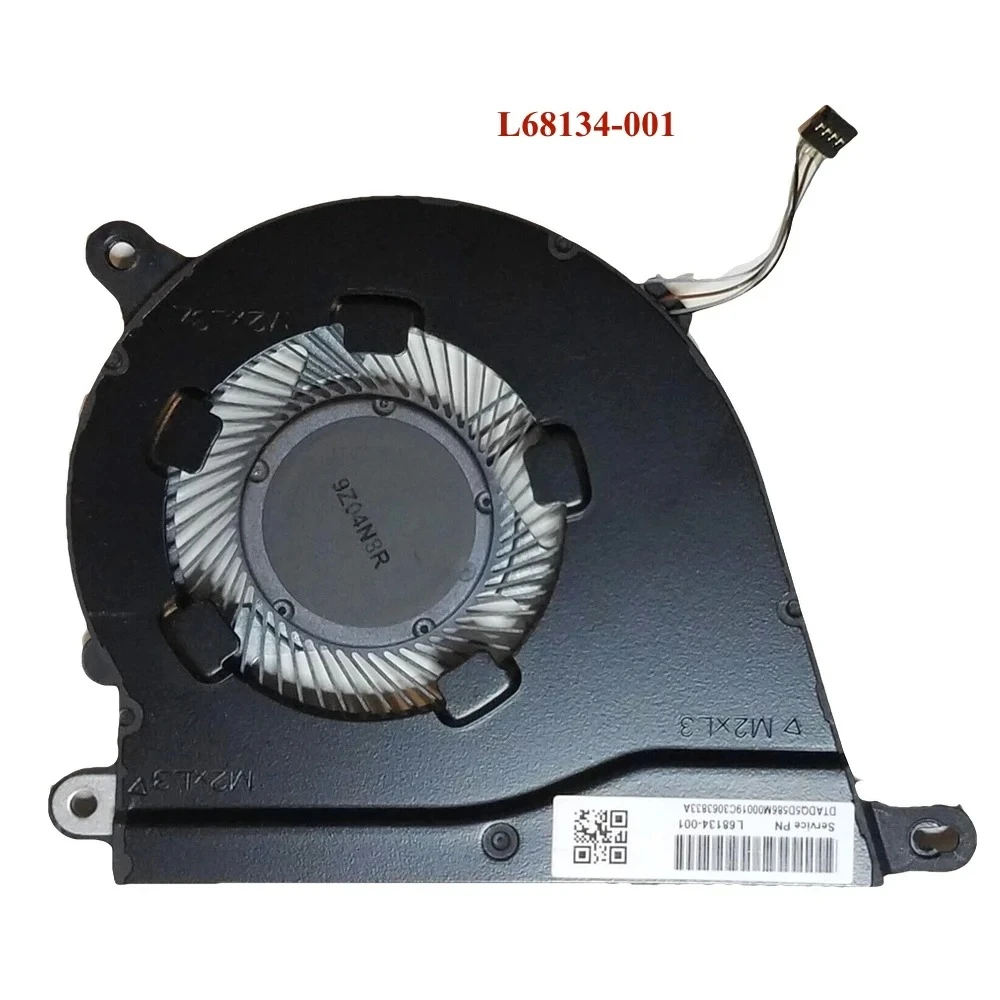 Фото Вентилятор для HP Pavilion 15-DY 14-DQ TPN-Q221 L68134-001, охлаждение процессора ND75C07-19A18 L68133 ND55C41-19A19, кулер для ноутбука, радиатор №1