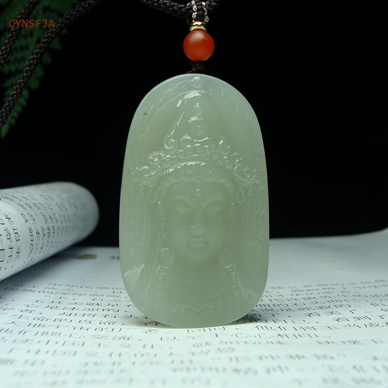 Новинка настоящий редкий Сертифицированный счастливый амулет CYNSFJA Hetian Nephrite