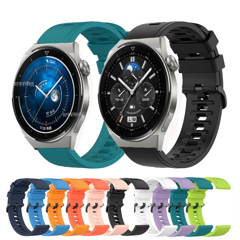 

Ремешок силиконовый для Huawei Watch GT 3 Pro 46 мм 43 мм, браслет для Huawei GT 2 Pro/GT Runner/GT 2 GT 3 42 мм/GT 2E Correa, 20 мм 22 мм