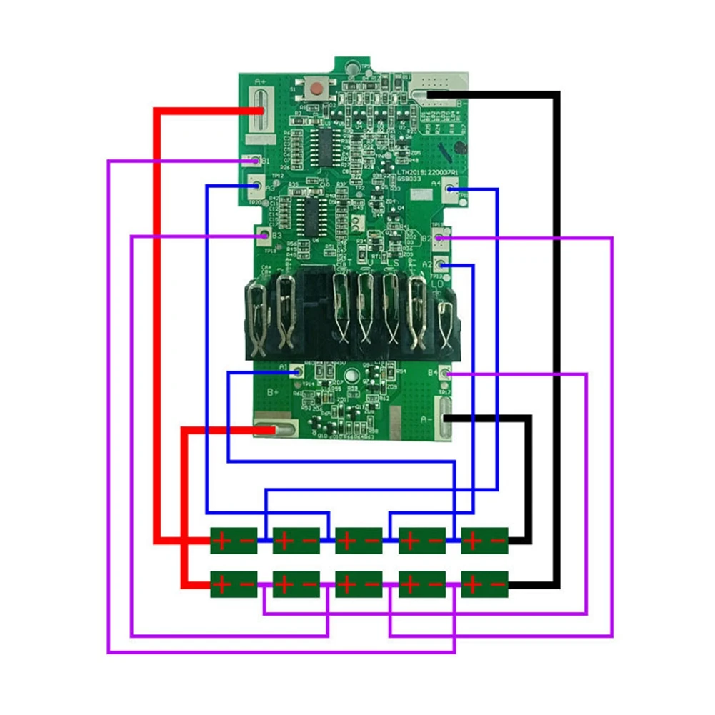 BSL36A18 Lithium-Ion Battery Protection Board PCB Circuit for Hitachi HIKOKI 36V 18V Multivolt MV