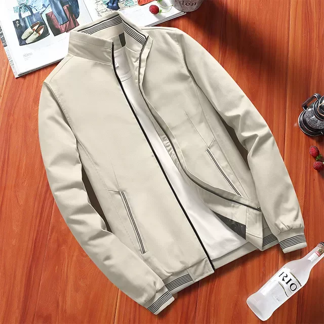

New2022 Fashion Men Bomber Jacket Casual Thin Slim Baseball Jackets Men Streetwear Hip Hop Windbreaker Zipper Jacket Coat Male