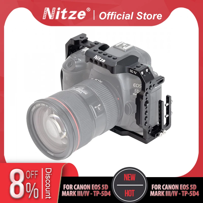 

Клетка NITZE для камеры CANON EOS 5D MARK III/IV - TP-5D4
