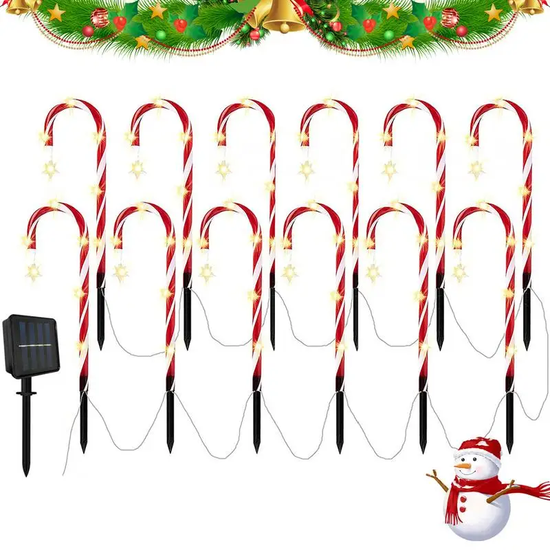 

Canes Outdoor Decorations Outdoor Pathway Markers Lights Outdoor Markers Light For Christmas Holiday Party Walkway Patio Garden