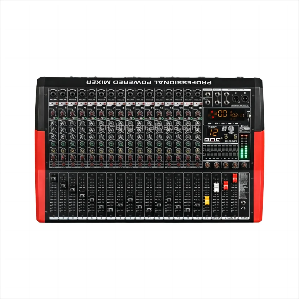 Микшерная консоль с питанием от DM Audio микшерная мощным микшером и усилителем