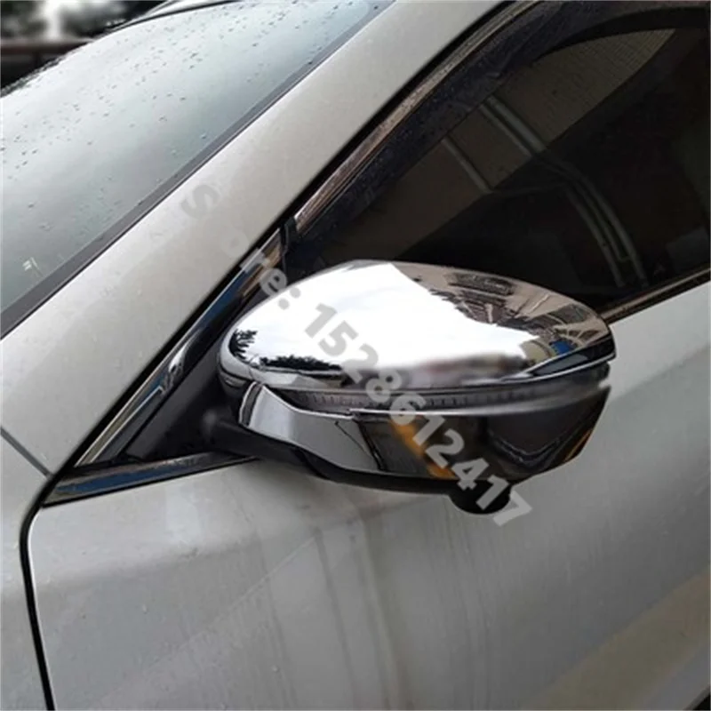 

Car Styling ABS Chrome Rearview mirror Decoration /Rearview mirror cover Trim For Nissan Qashqai J11 2016-2021