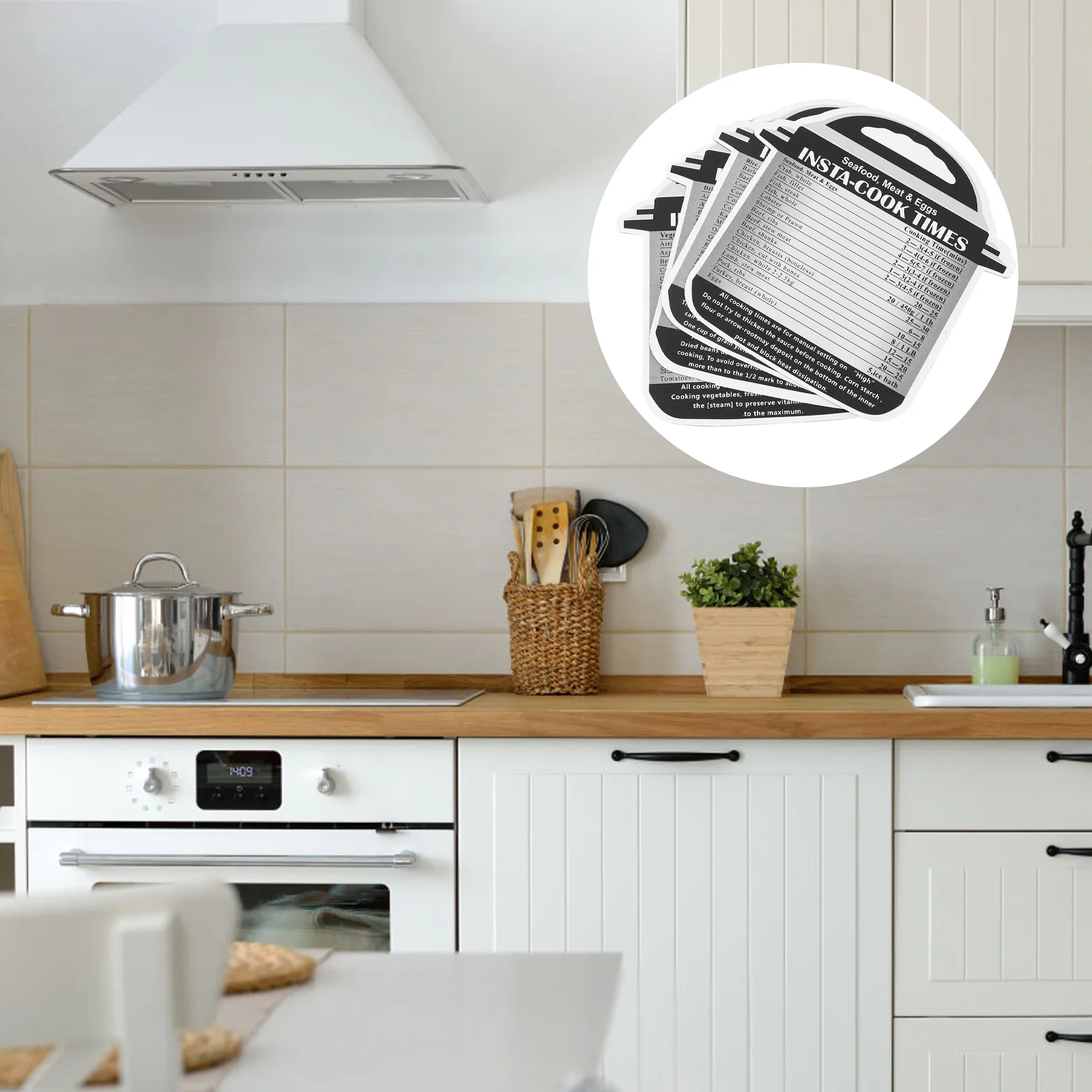 

Air Fryer Time Cheat Reference Cooker Pressure Accessory Magnets Guide Cooking Times Sheet Chart Decal Stickers Accessories